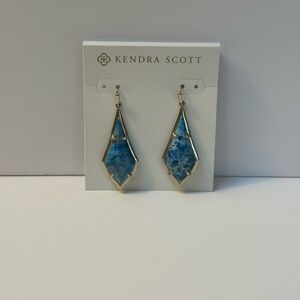 Kendra Scott Olivia Aqua Apatite Earrings